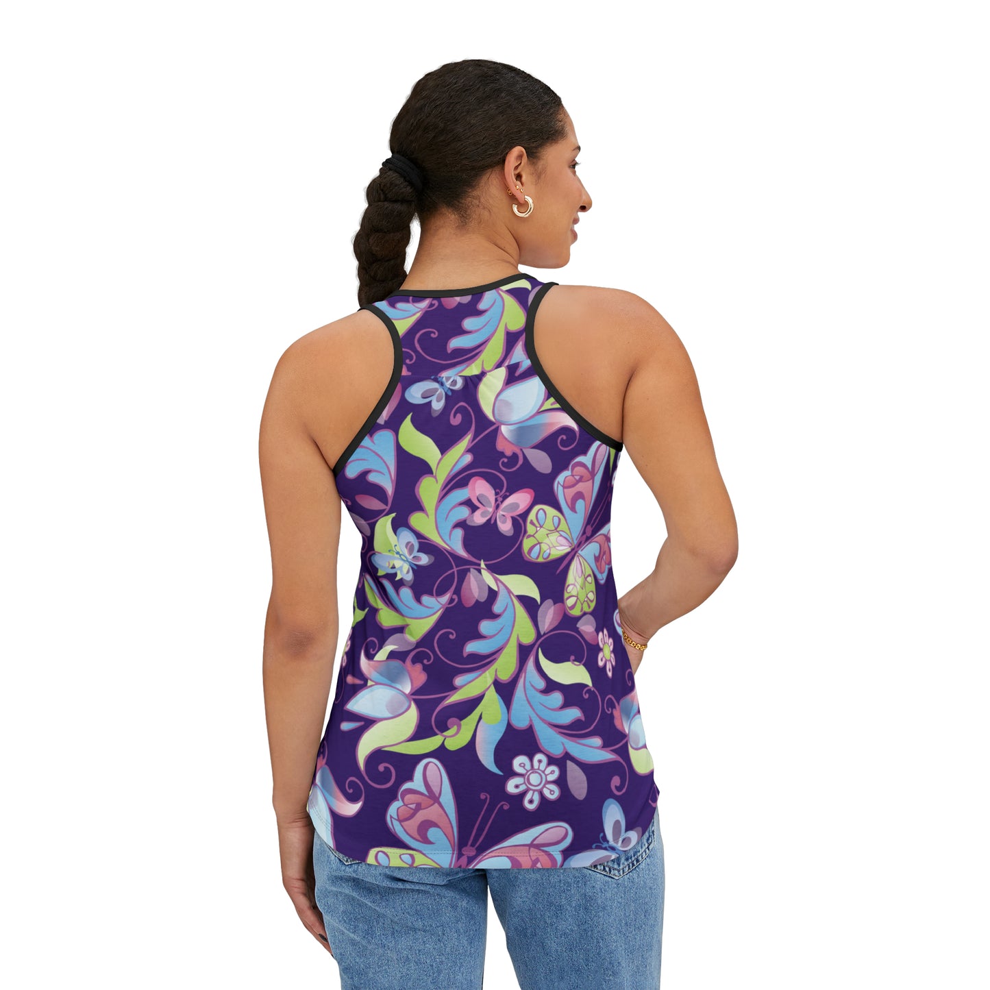 Summer Tank Top with floral prints