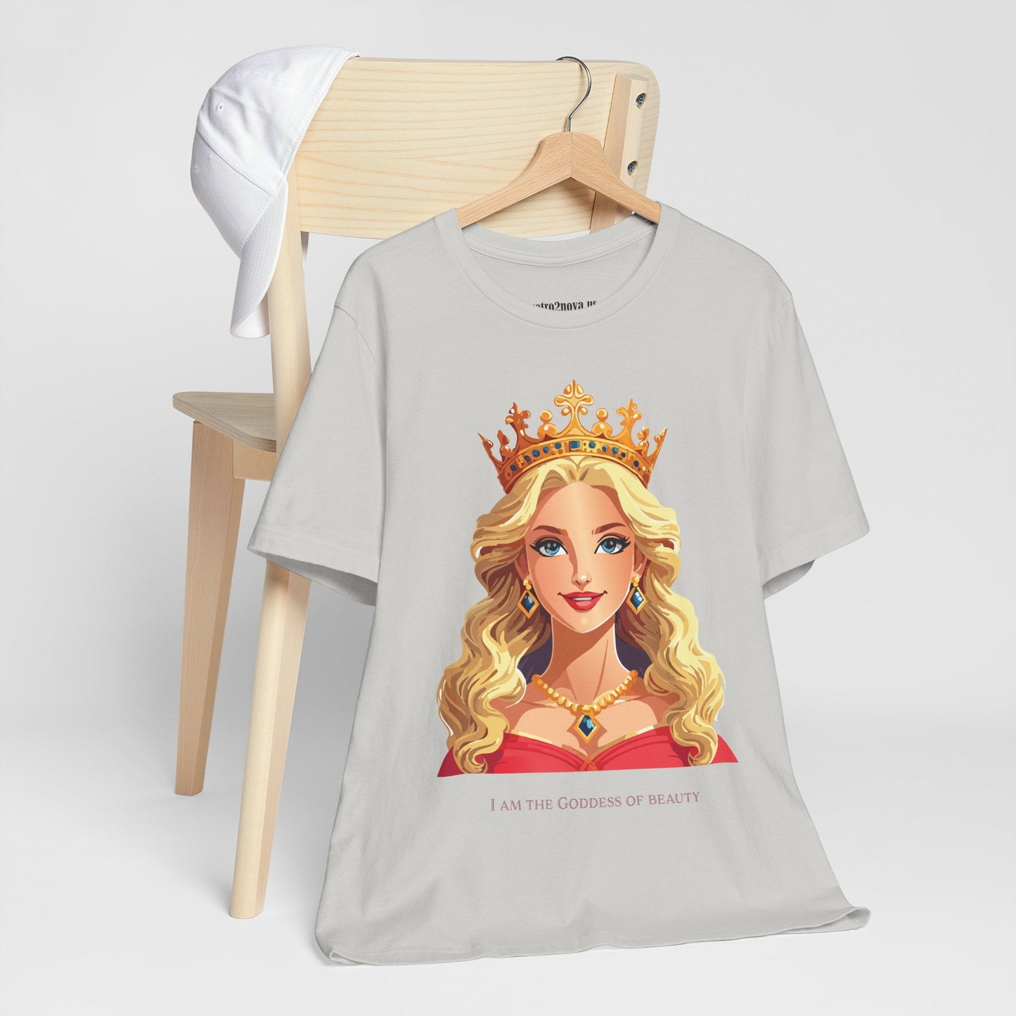 Goddess Shirt Unisex Graphic Cotton T Shirt Short Sleeve With Original Art By Retro2Nova