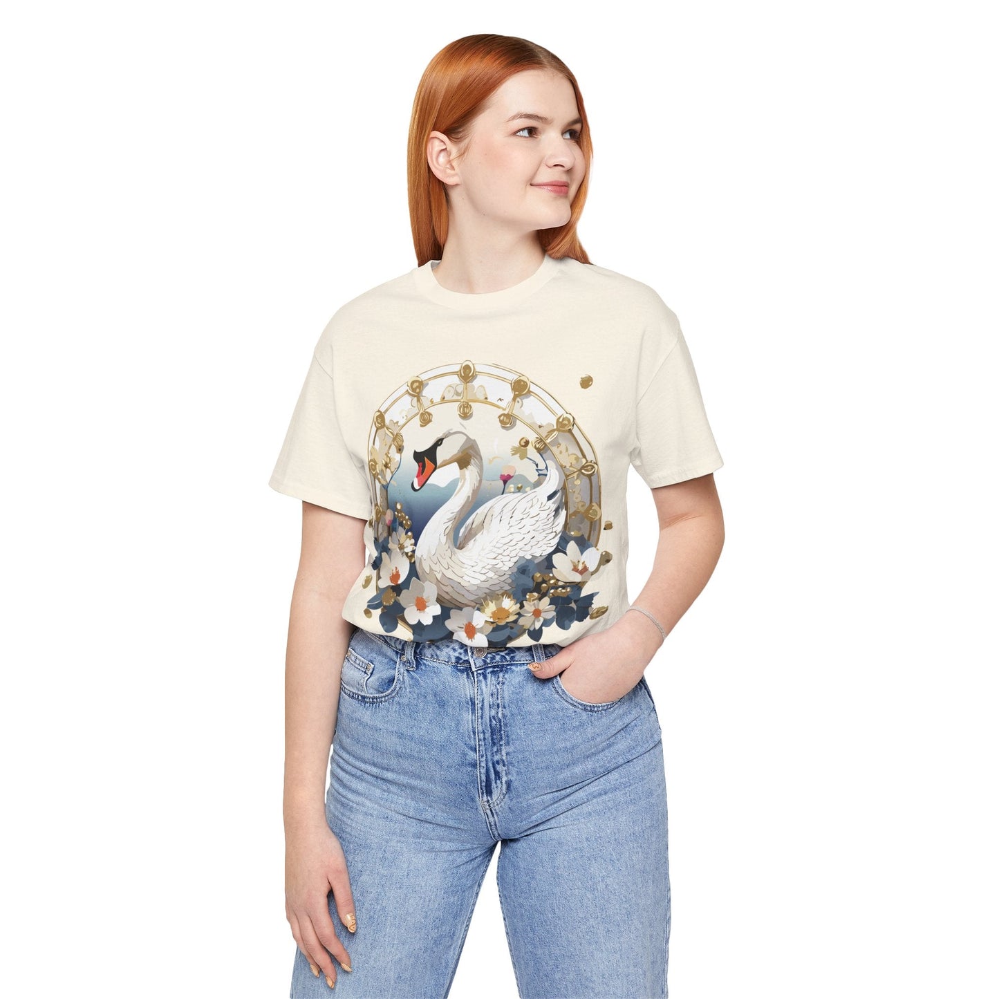 Adelpha Medallion Graphic Tee Unisex Jersey Short Sleeve Art Design Shirt Premium Comfort
