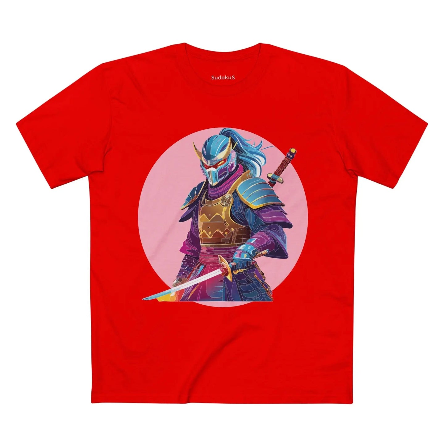 Samurai Graphic Unisex 100 Cotton Staple Tee 3