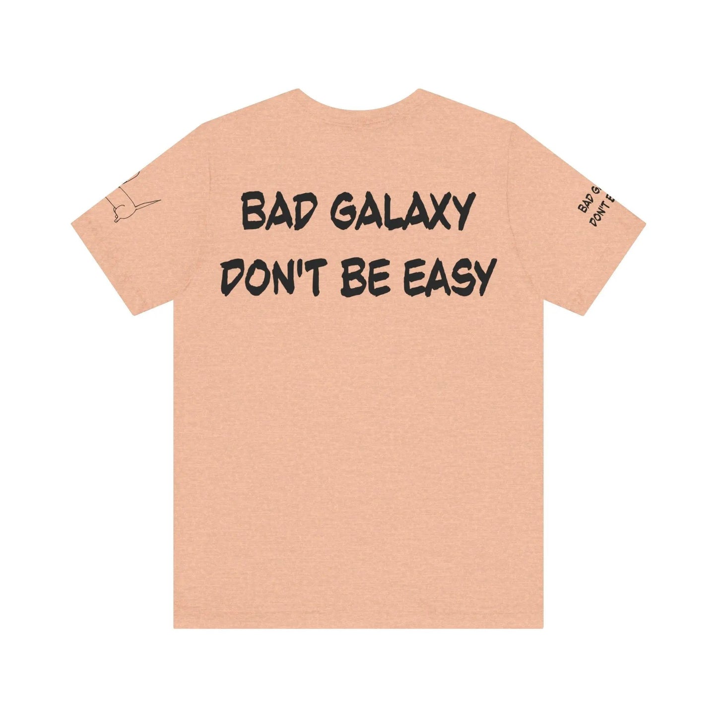Funny Dog Tee Shirt From Bad Galaxy 100 Percent Cotton Made In USA With Eco Friendly Inks
