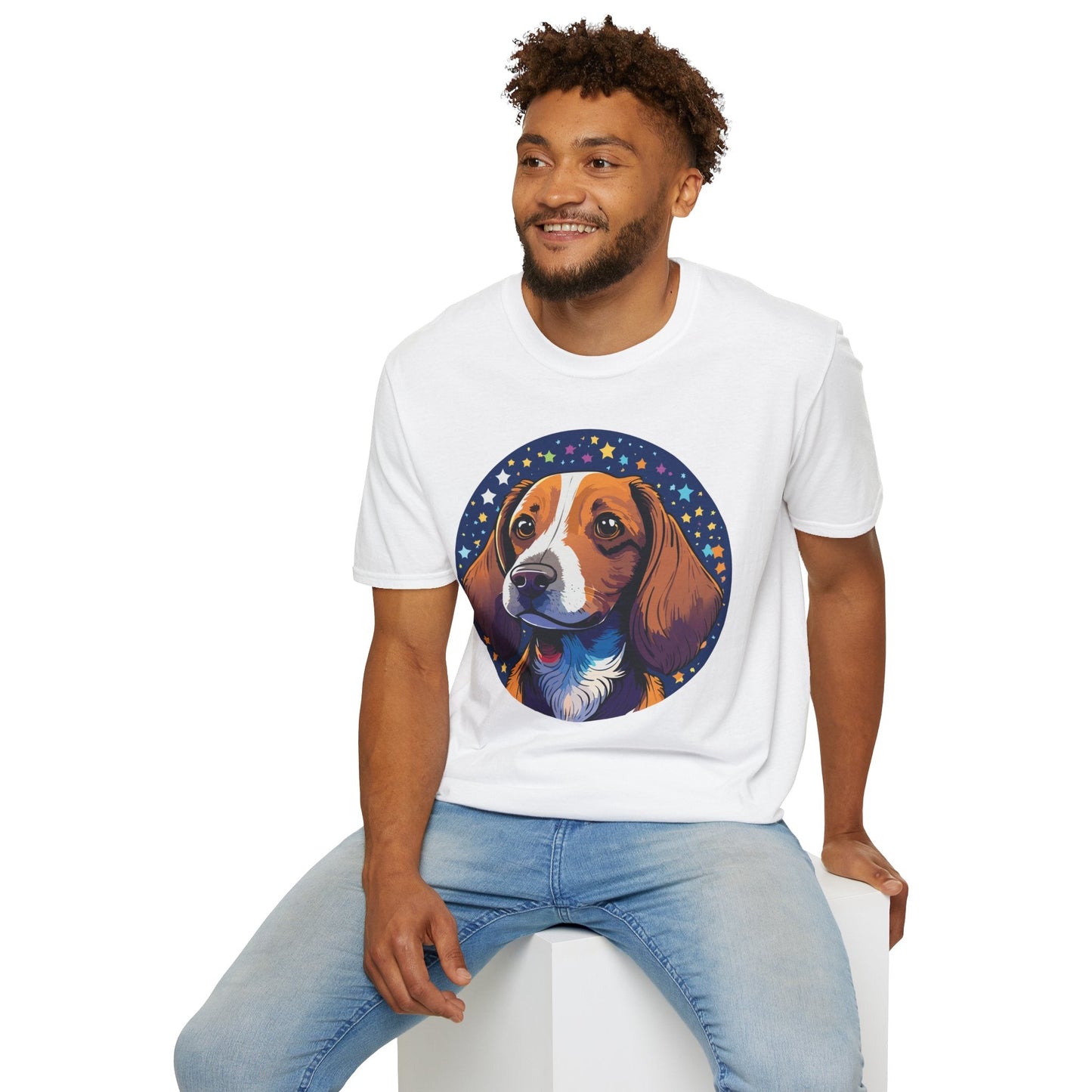 Dog Shirt Unisex Animal Tee Gildan Softstyle 64000 Short Sleeve