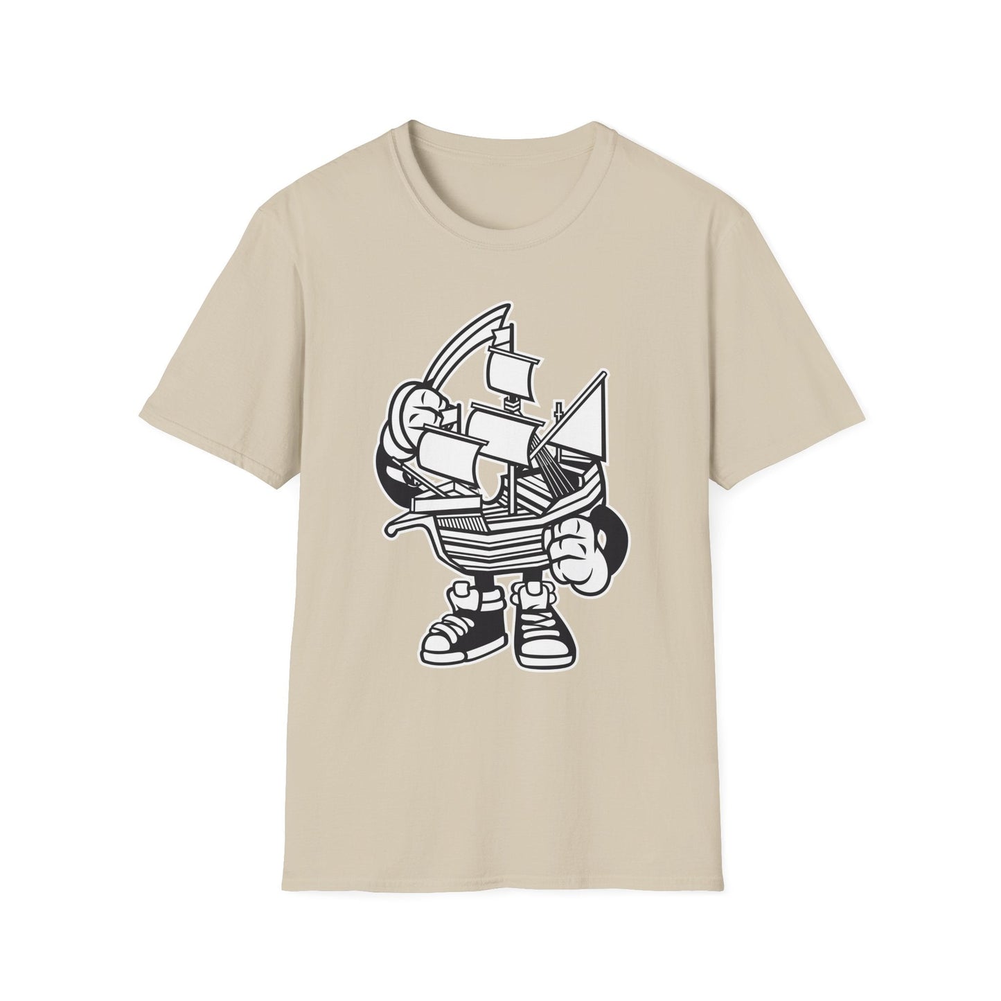 Cartoon T Shirt Animation Tee Funny Unisex Gildan Softstyle 64000 Cotton Art Design