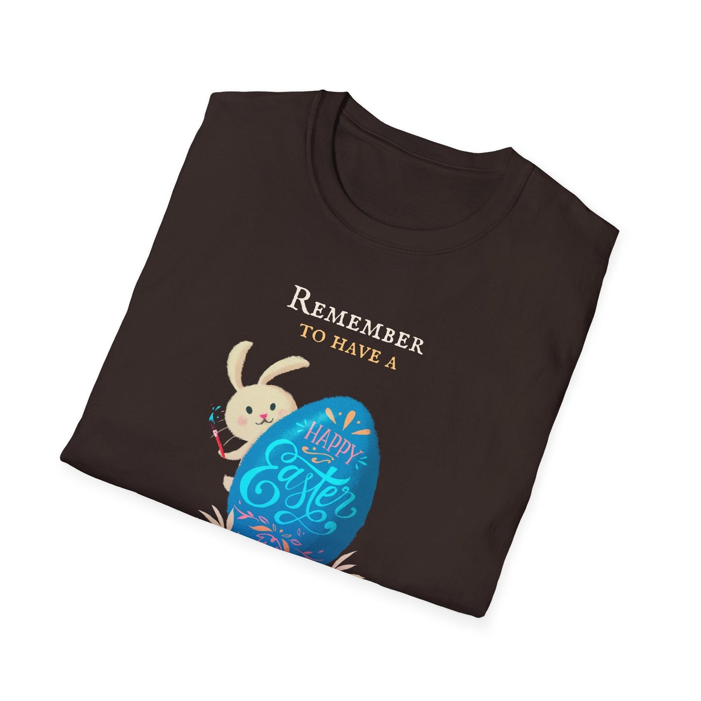 Easter Bunny Egg T Shirt Unisex Softstyle Tee With Easter Signature Prints And Design