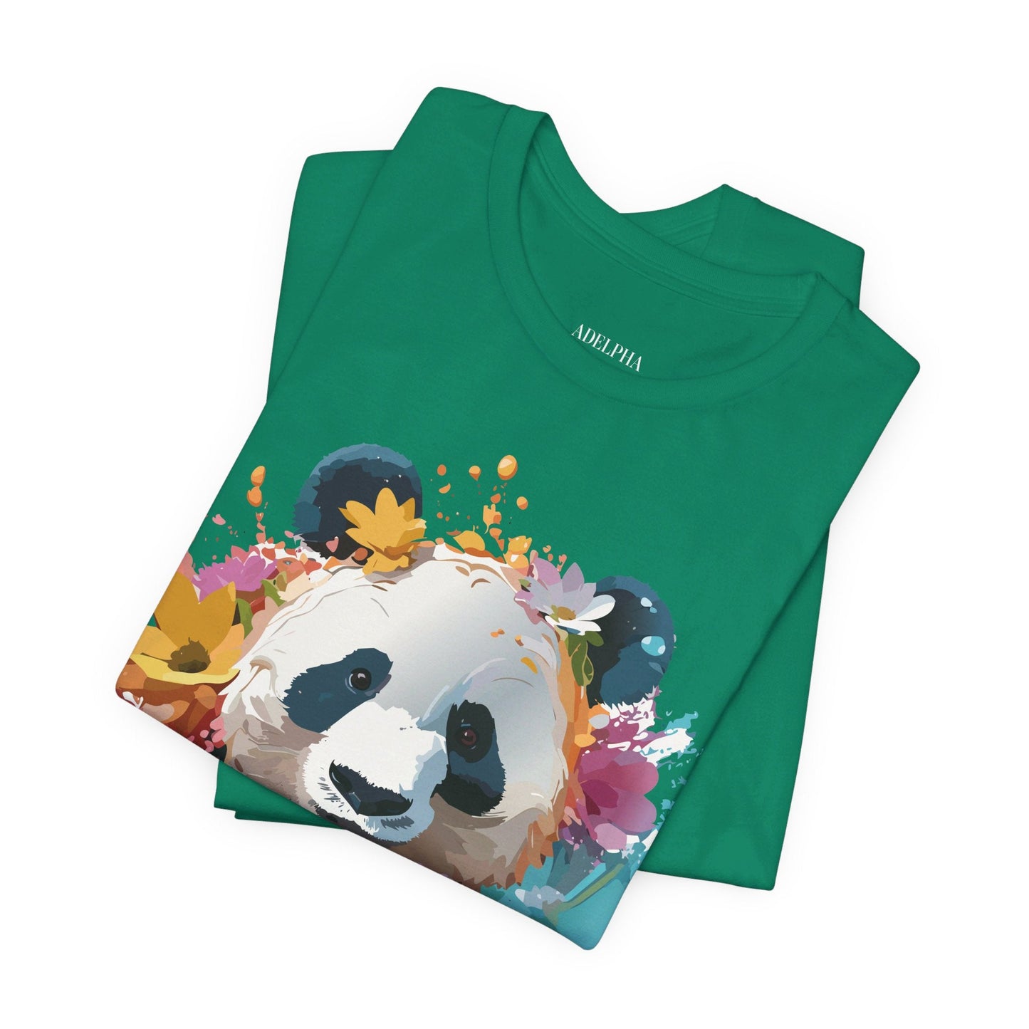 Adelpha Panda Graphic Tee Unisex Short Sleeve Vintage Inspired Artwork Shirt Premium Quality