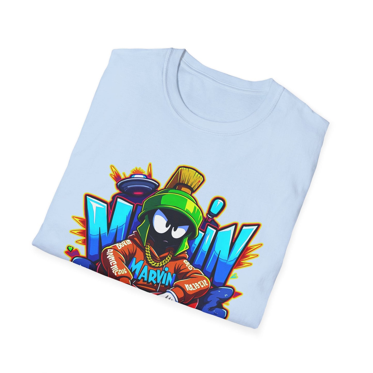 Unisex Cartoon T Shirt With Funny Animals Animation Graphic Gildan Softstyle 64000