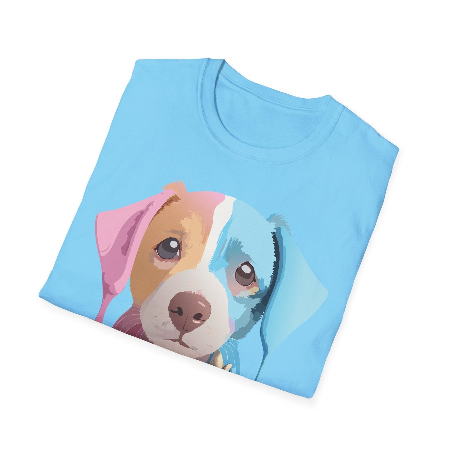 Unisex Dog Shirt Animal Tee Gildan Softstyle 64000 Cotton Tee