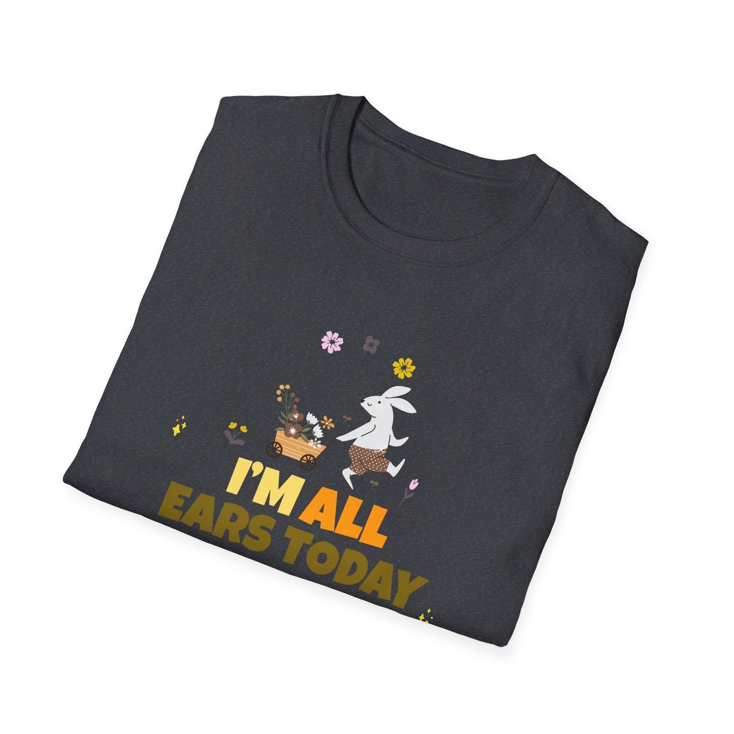 Easter Bunny T Shirt Unisex Gildan Softstyle Tee 100 Percent Ring Spun Cotton Easter Design