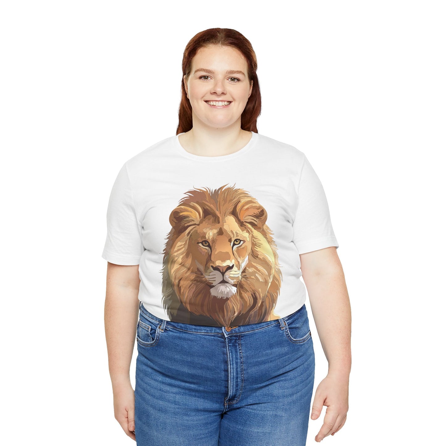 Unisex Animal Art Tee Shirt With Wild Animals Design Gildan 64000 Softstyle Cotton