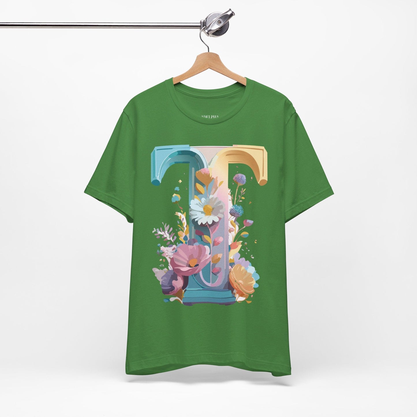 Unisex Graphic T Shirt Letter Shirt Adelpha Vintage Inspired Art Tee Short Sleeve