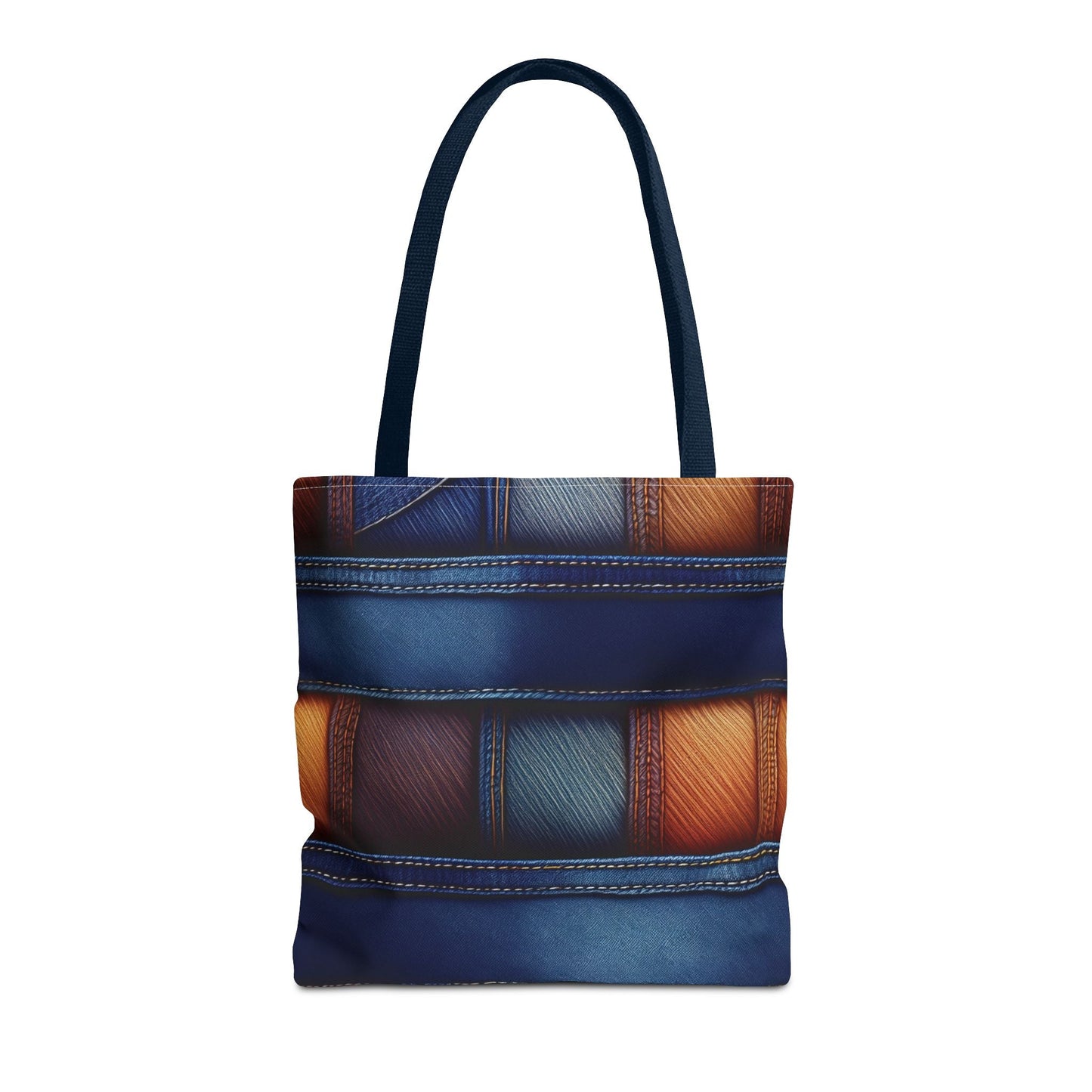 Denim Canvas Bag, Tote Bag Denim Printify