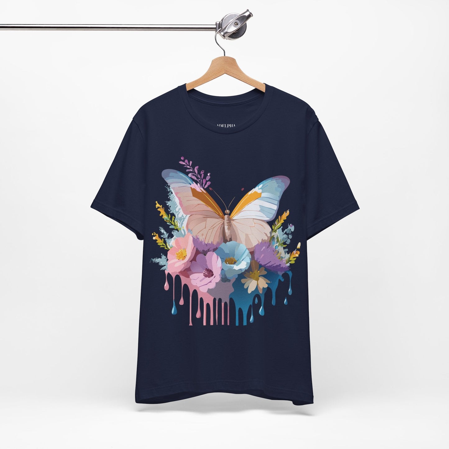 Butterfly Graphic T Shirt Unisex Adelpha Vintage Art Design Tee