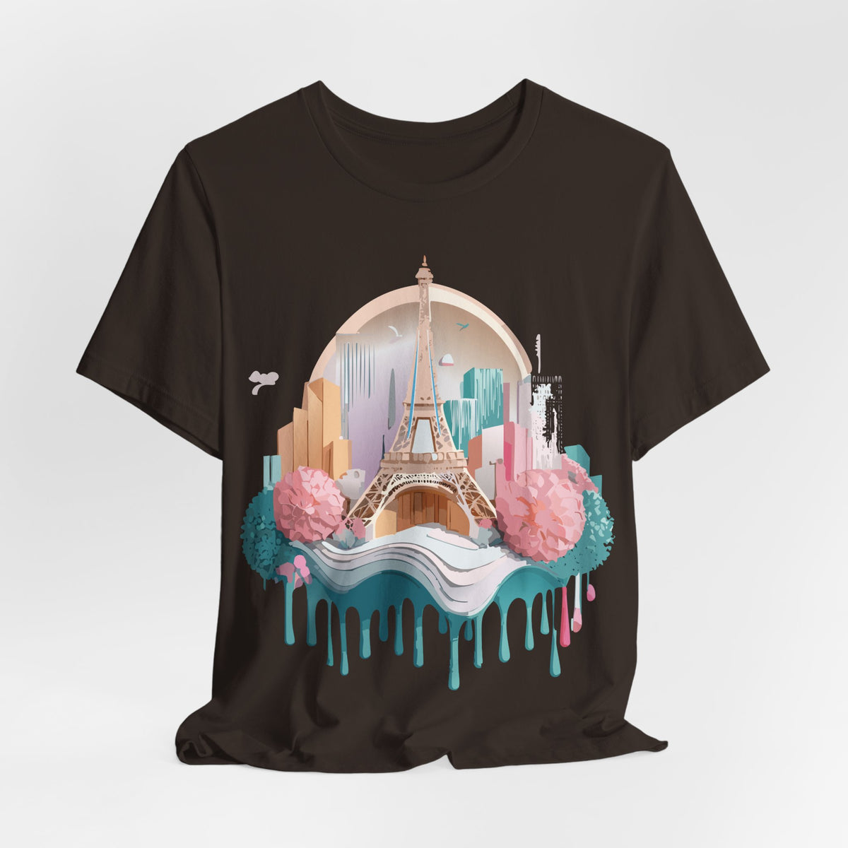 Unisex Cotton Bella+Canvas Tee with Paris