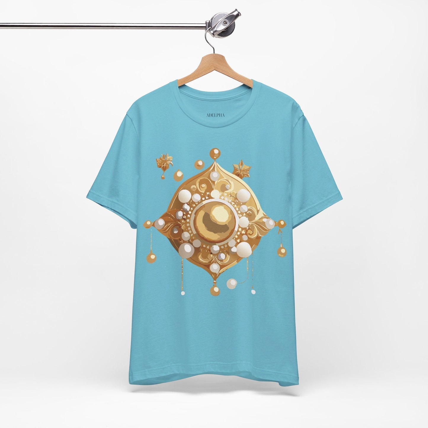 Jewelry Graphic Unisex 100 Cotton Vintage Treasure Art T-Shirt 32