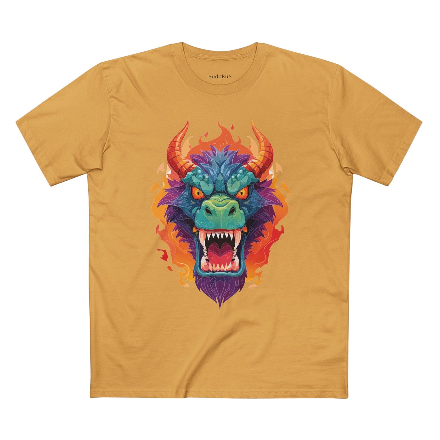 Cartoon Monsters Graphic Unisex 100 Cotton Staple Tee 13