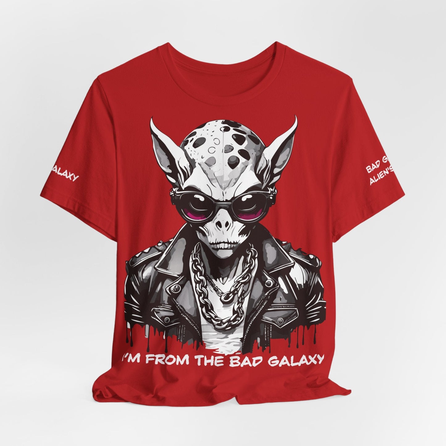Alien Tee Shirt From Bad Galaxy Made To Order 100 Percent Cotton With Eco Friendly Inks