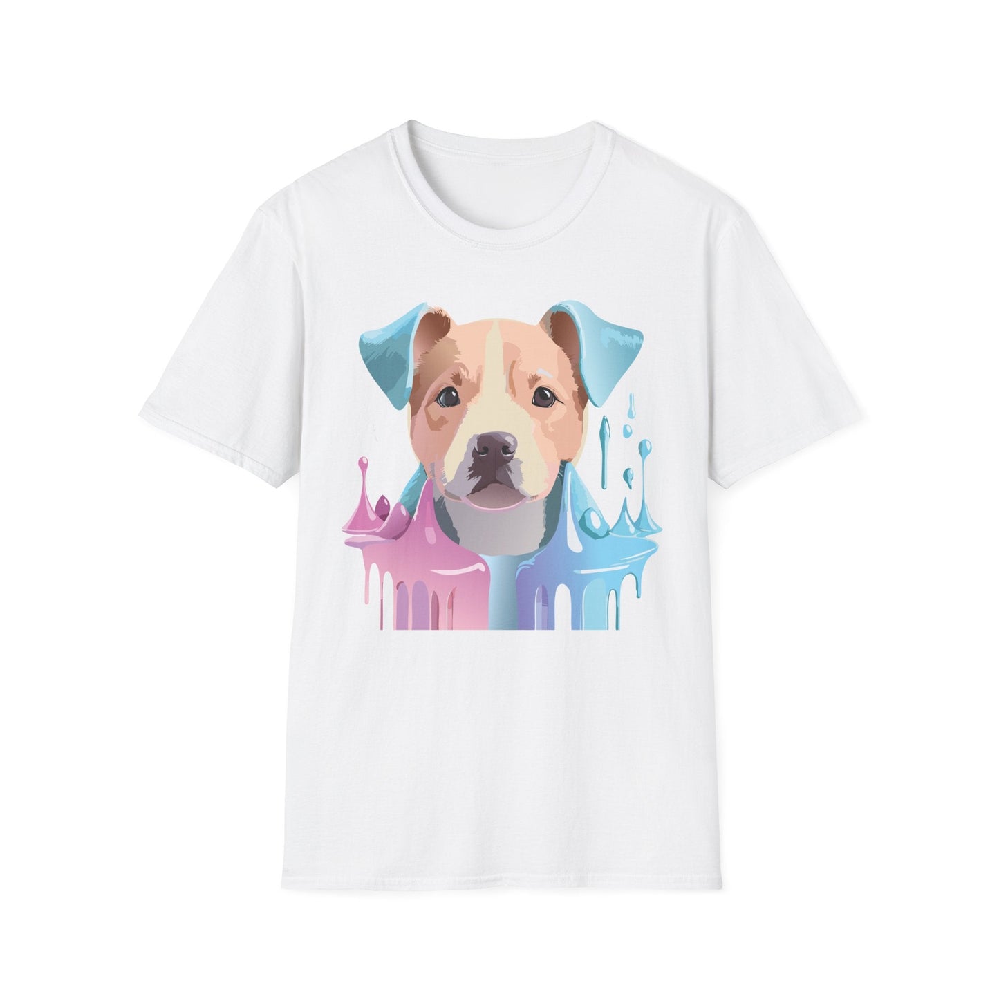 Dog Shirt Unisex Animal Tee Softstyle Gildan 64000 Cotton Tee