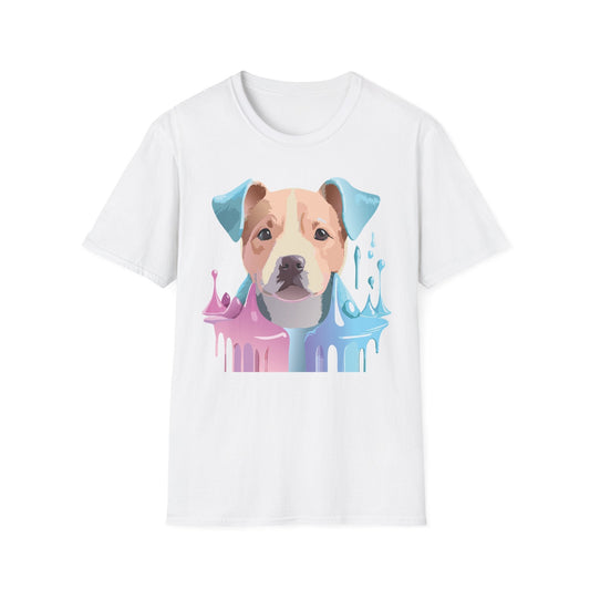 Dog Shirt Unisex Animal Tee Softstyle Gildan 64000 Cotton Tee