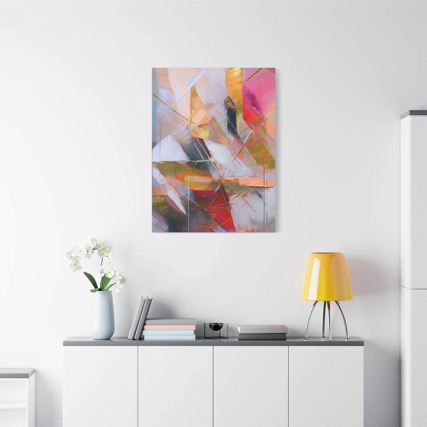 Abstract Oil Painting Print Canvas 20x24,20x30,24x30 24x32,24x36,30x40 32x48,36x48,40x60 Pine-Wood Inner Frame ABS-179