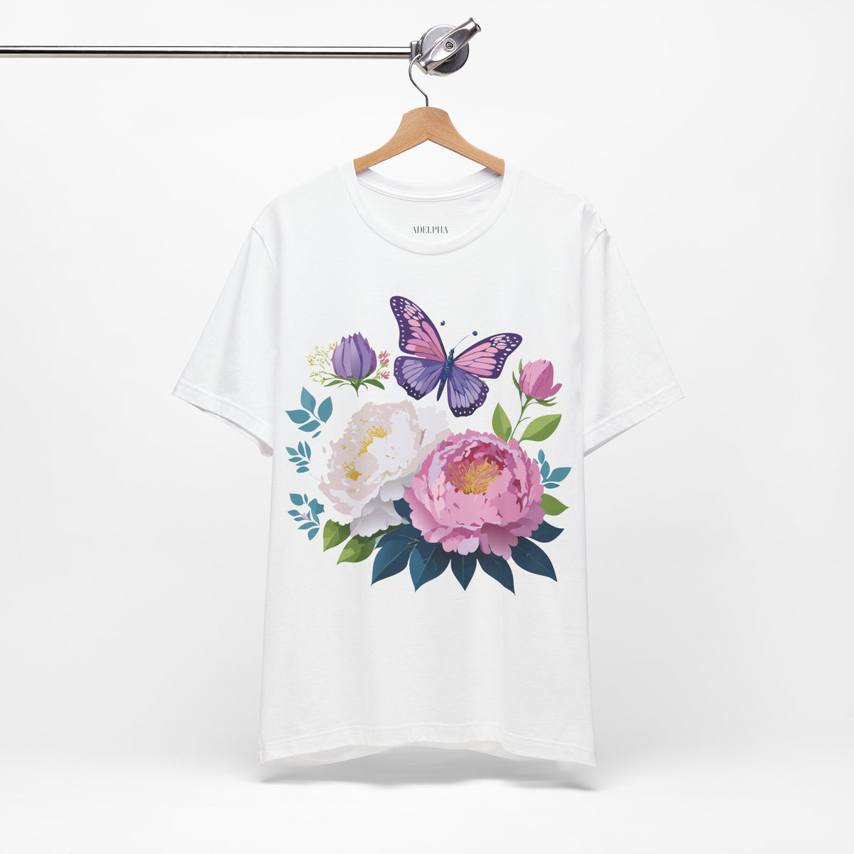 Floral Graphic Tee Shirt - Bella+Canvas Unisex 100 Cotton 38
