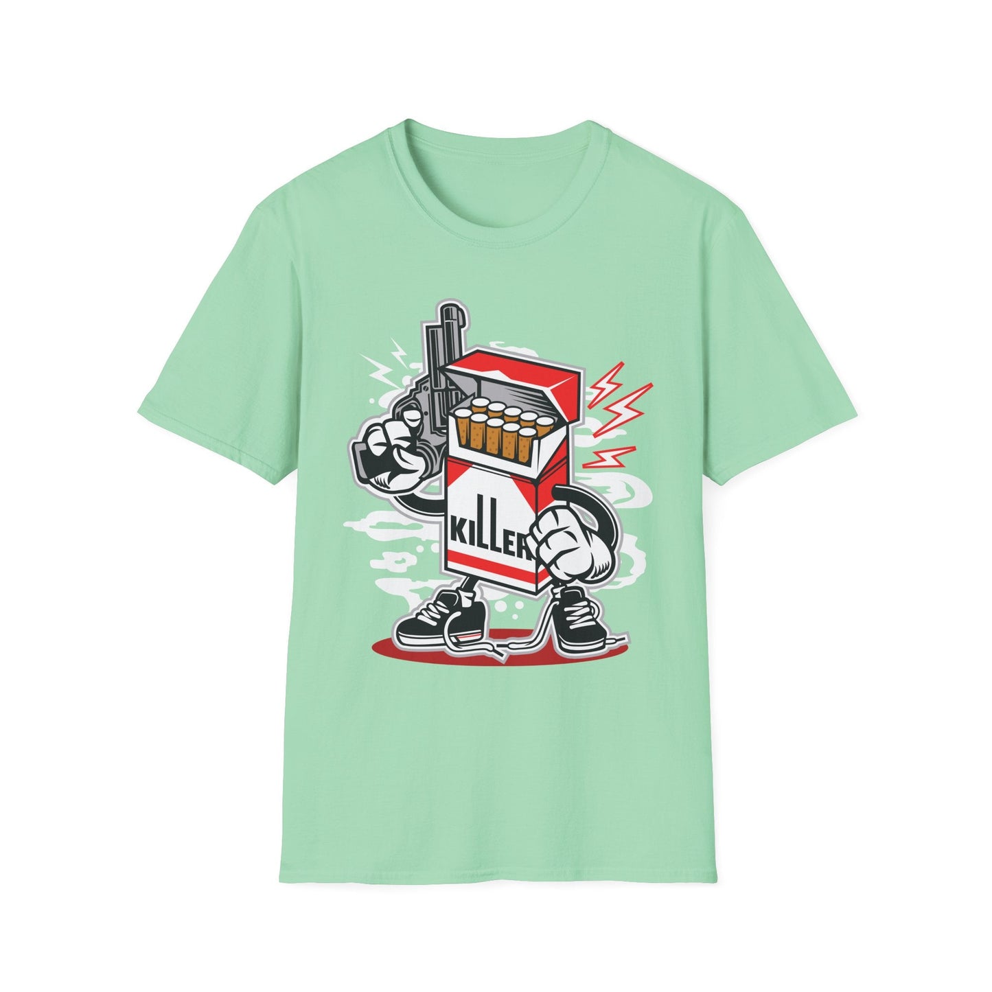 Cartoon T Shirt Animation Tee Funny Unisex Gildan Softstyle 64000 100 Percent Ring Spun Cotton