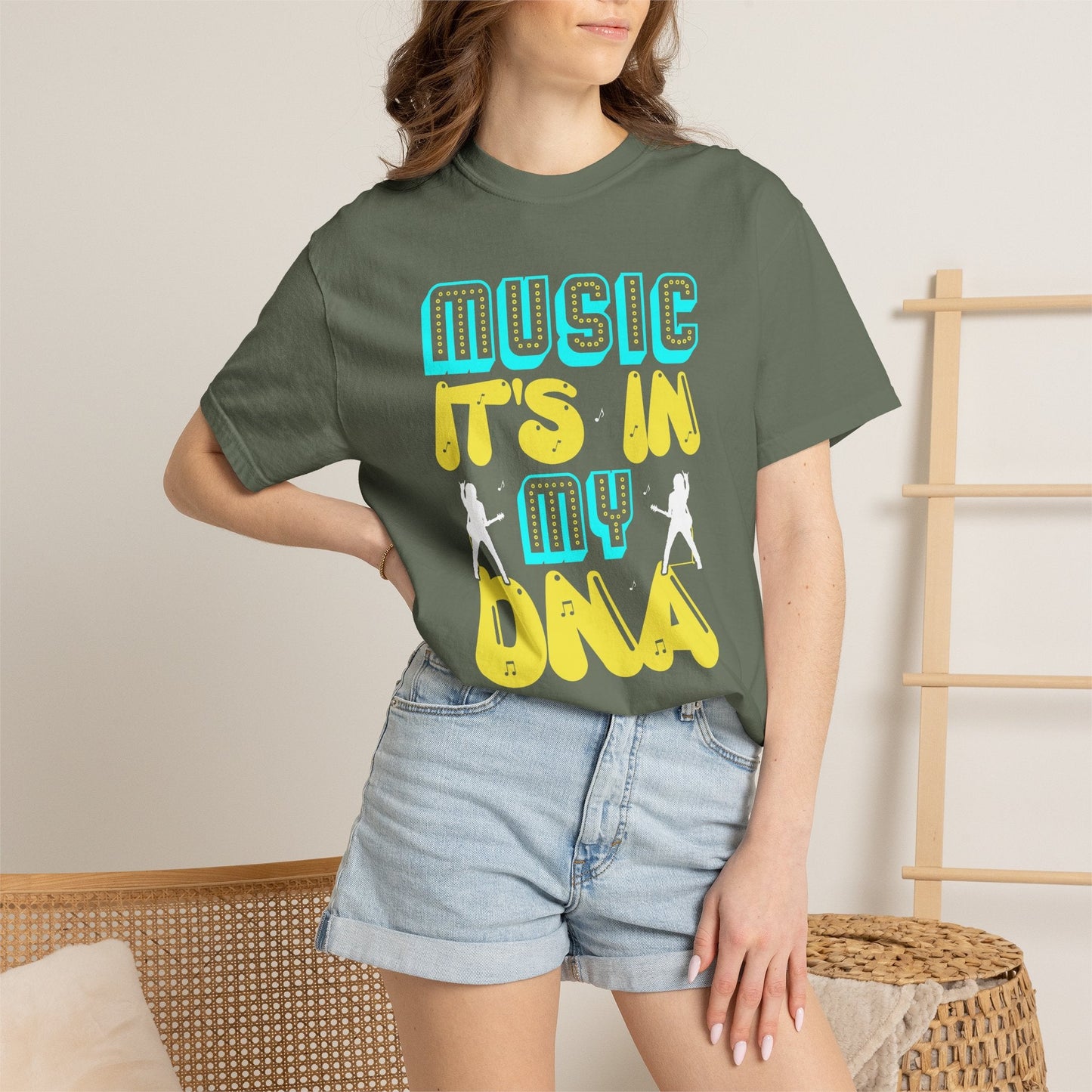 Music Graphic Design Unisex Cotton T-shirt 074