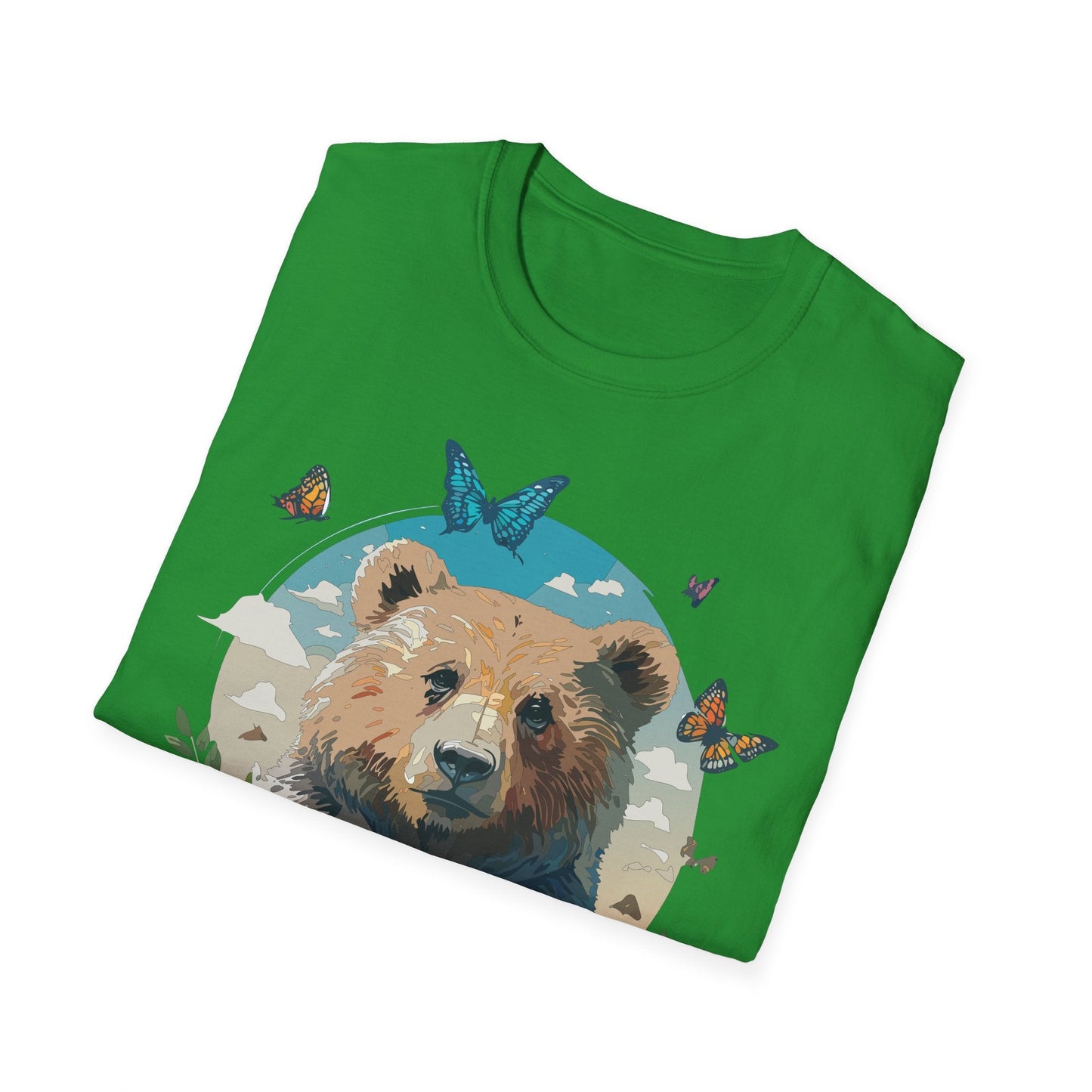 Bear Shirt Teddy Bear Tee Unisex Gildan Softstyle 100 Percent Ring Spun Cotton Tee