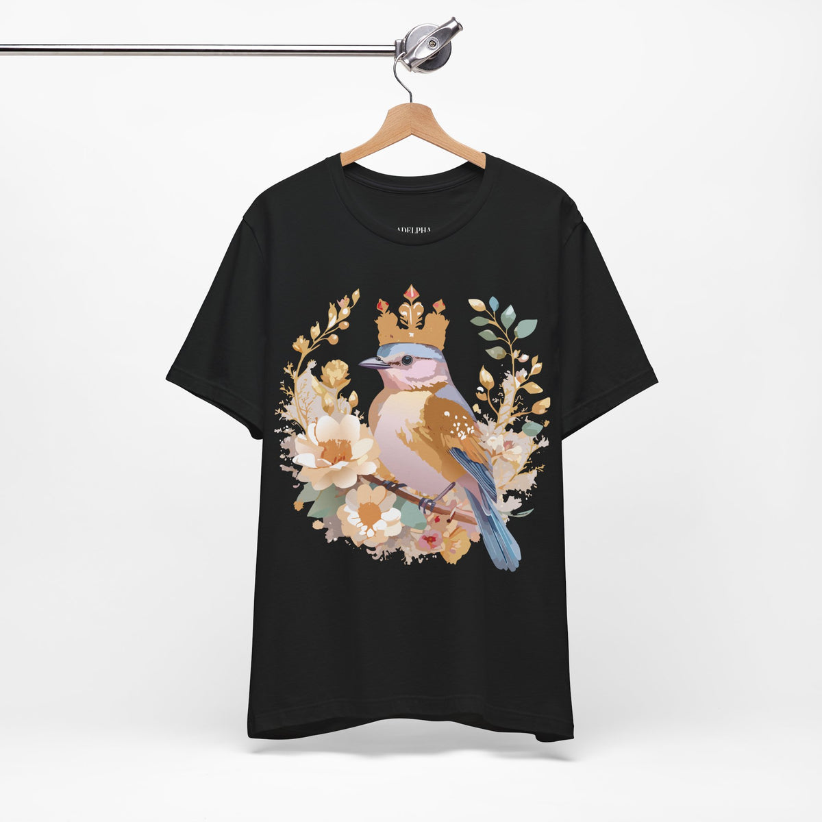Medallion Graphic Unisex Cotton Bella+Canvas Tee with Art Design d79