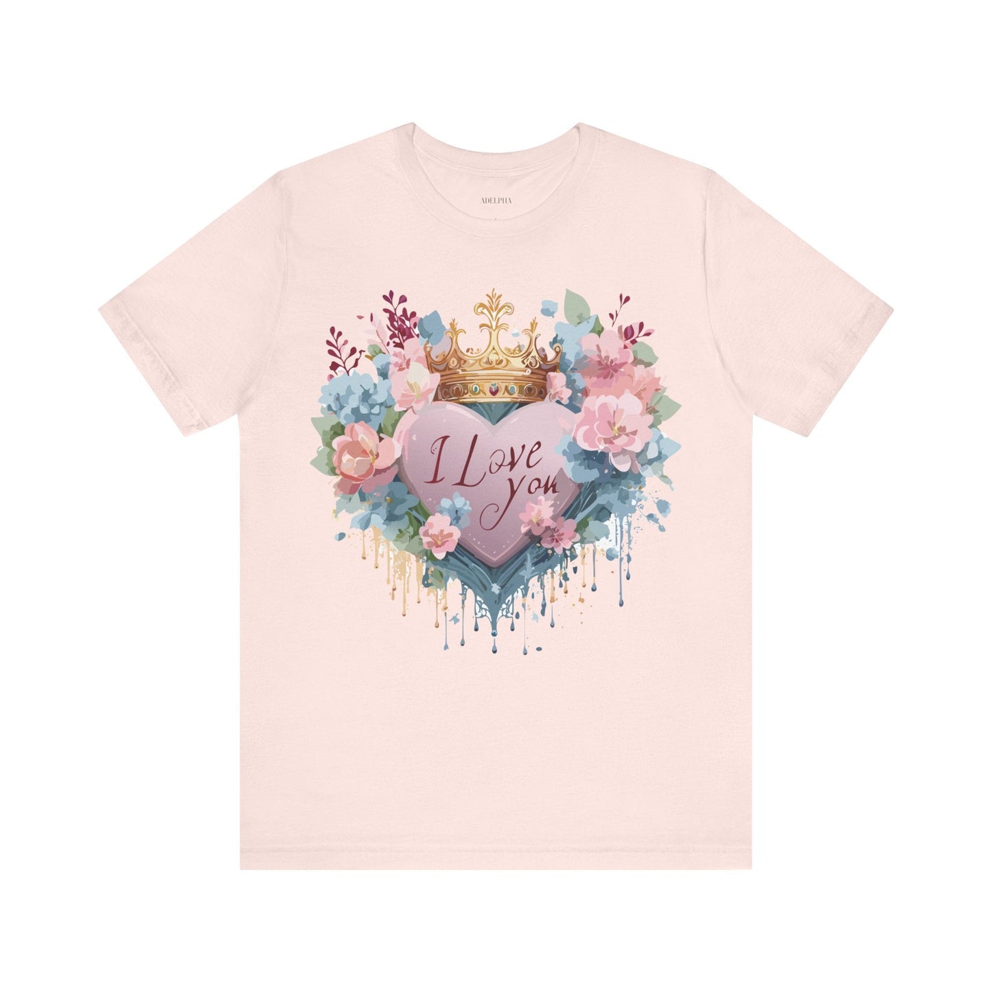 Valentine Graphic Tee Unisex Jersey Short Sleeve Vintage Inspired Art Design By Adelpha