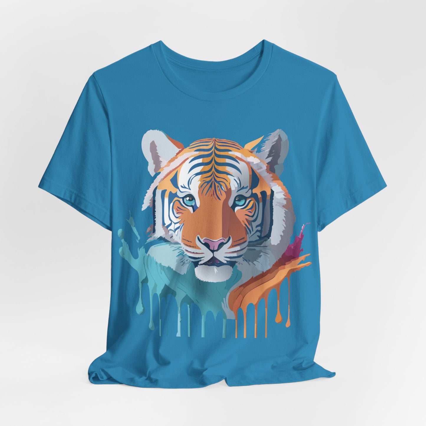 Tiger Graphic Tee Unisex Jersey Short Sleeve Vintage Inspired Artwork Adelpha Art Design