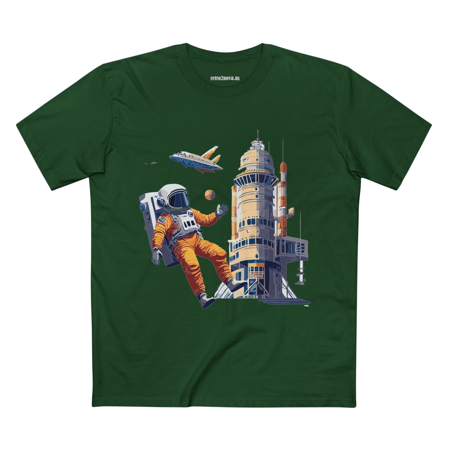Cosmos Shirt Astronaut Design Unisex Premium Cotton Tee CS 32 Art Collection Original Art Design