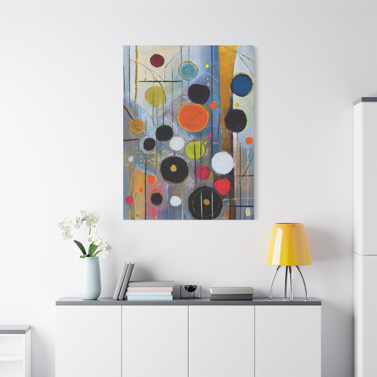 Abstract Oil Painting Print Canvas 20x24,20x30,24x30 24x32,24x36,30x40 32x48,36x48,40x60 Pine-Wood Inner Frame ABS-108