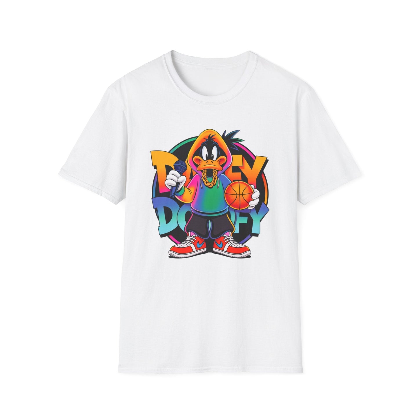 Funny Cartoon Animals T Shirt With Animation Print Unisex Softstyle Graphic Cotton Tee