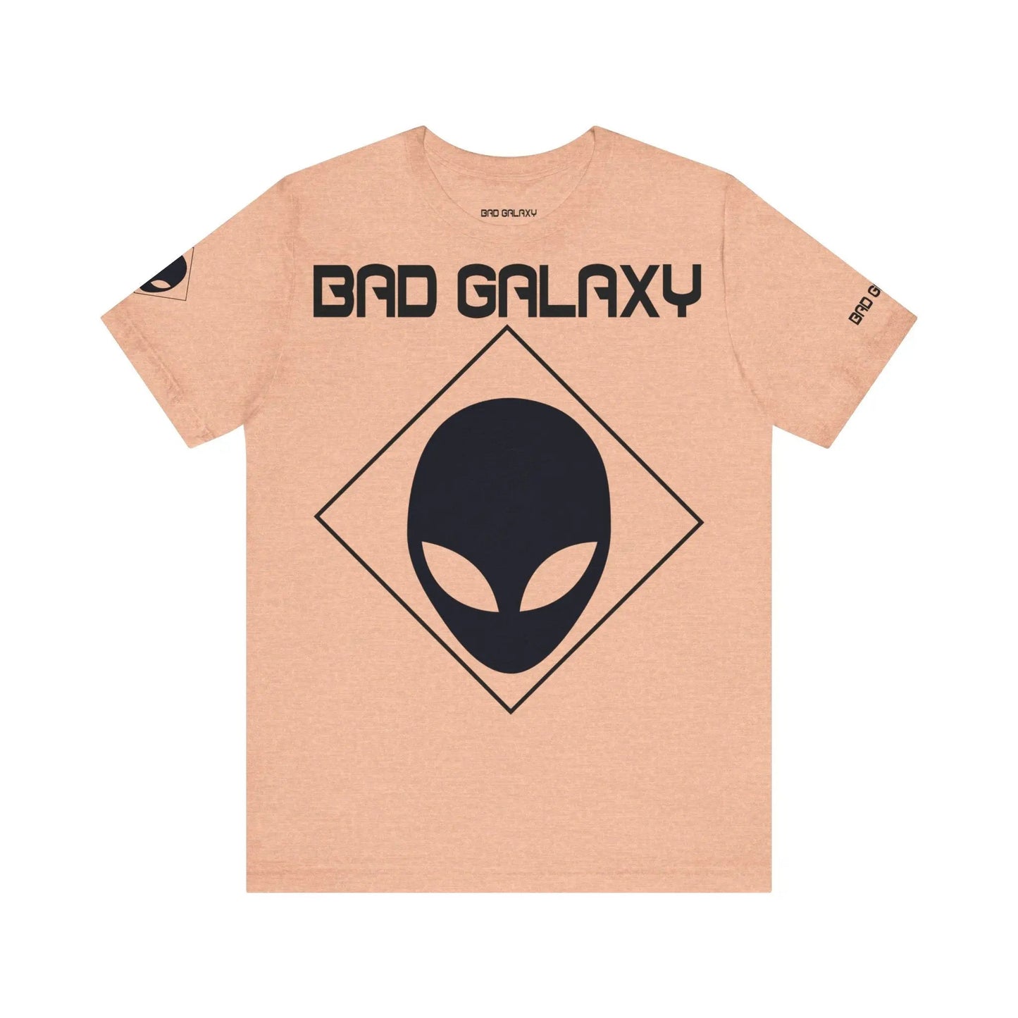 Bad Galaxy Alien Graphic Tee Shirt 100 Percent Cotton Lightweight Eco Friendly Wear