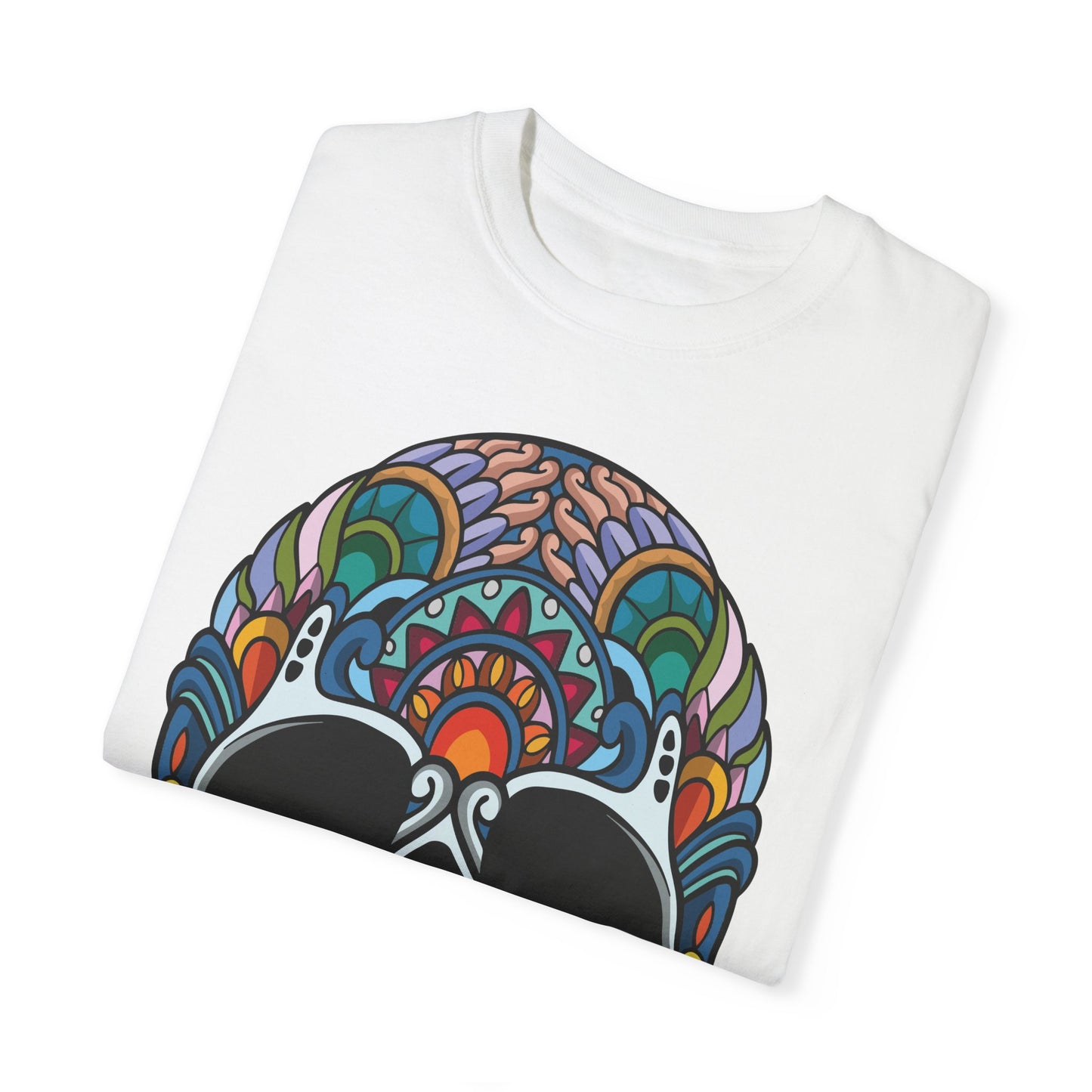 Unisex Cotton Tee Shirt with Skull