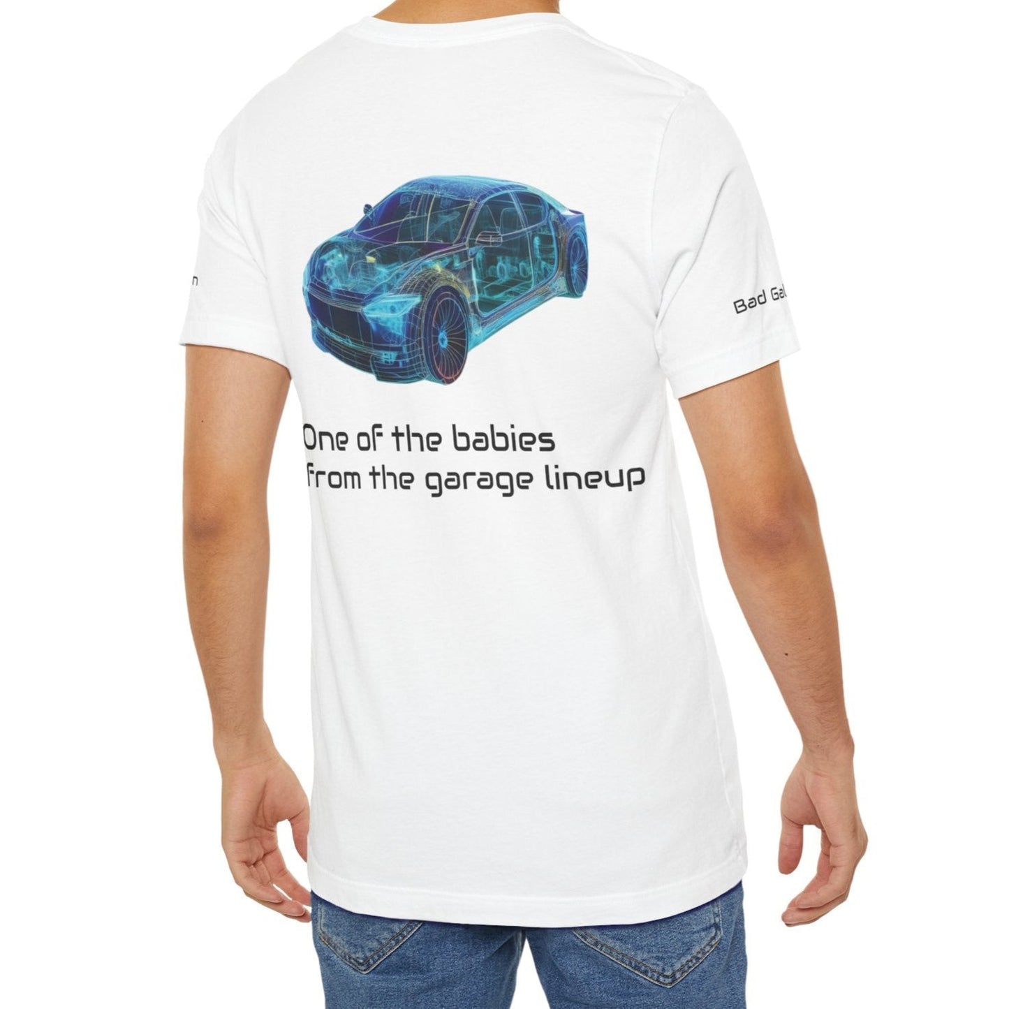 Car Graphic Tee Shirt For Auto Lovers 100 Percent Cotton Made In USA Eco Friendly Ink