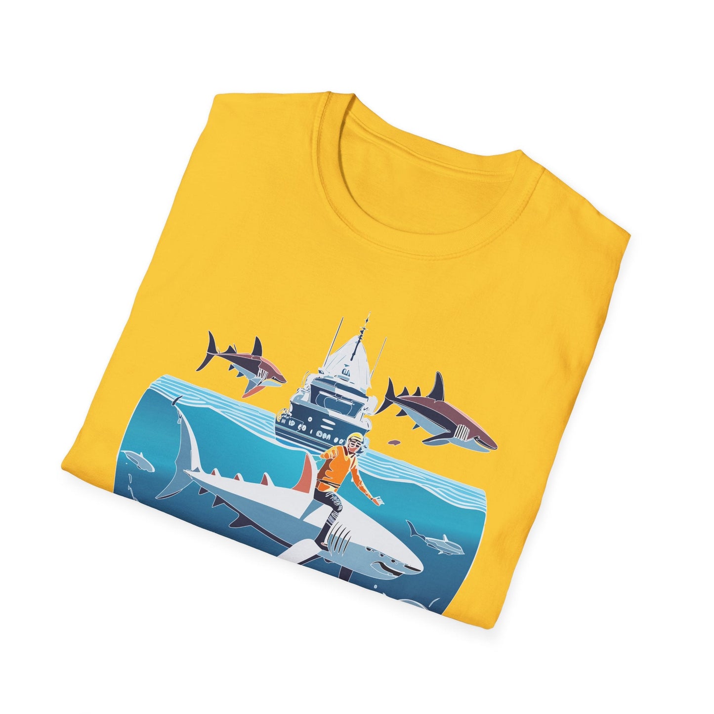 Ocean Graphic Unisex Softstyle Cotton Tee 3
