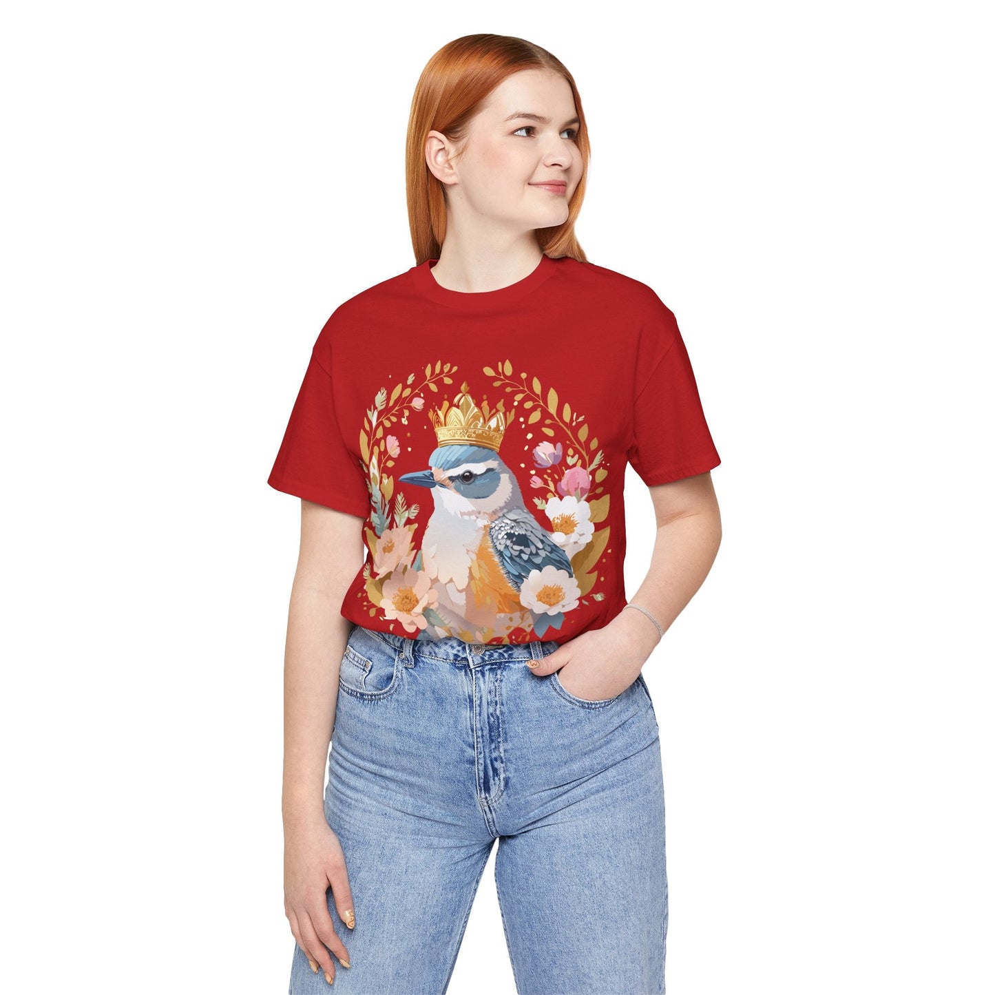 Adelpha Medallion Graphic Tee Unisex Short Sleeve Vintage Inspired Art Design Apparel