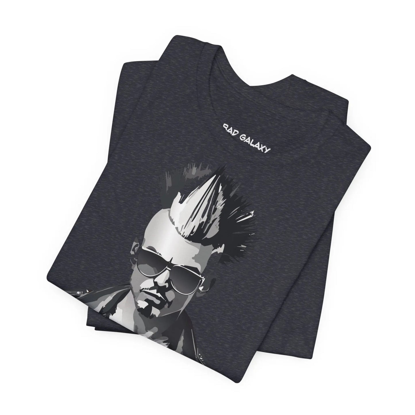 Punk Rock Tee Shirt Made To Order From Bad Galaxy Eco Friendly Inks Cotton Tee Made In USA