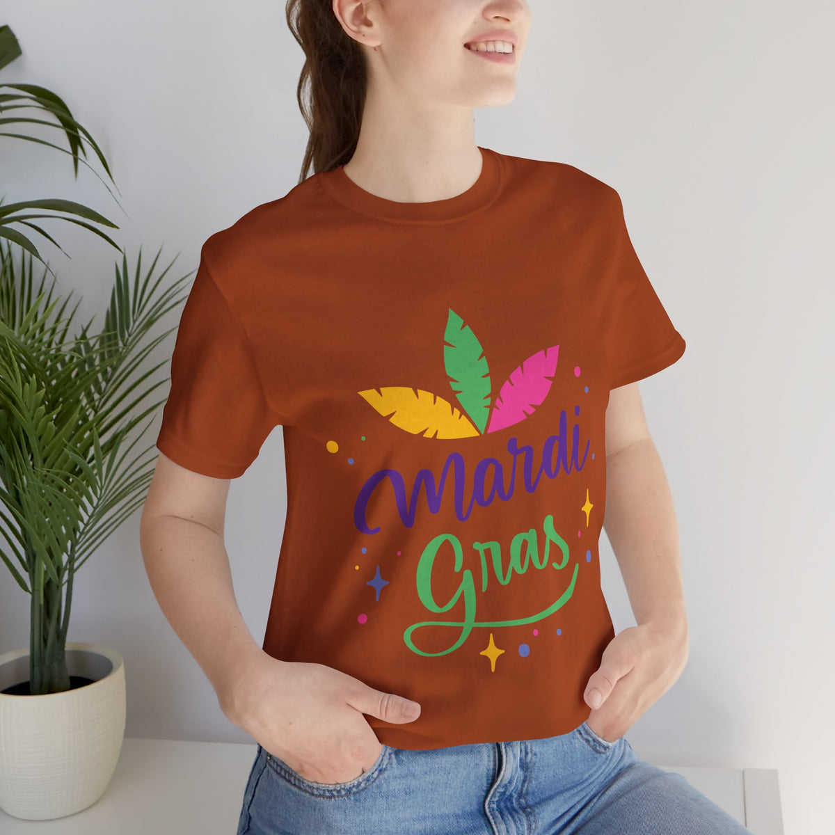 Camiseta unisex de algodón para carnaval
