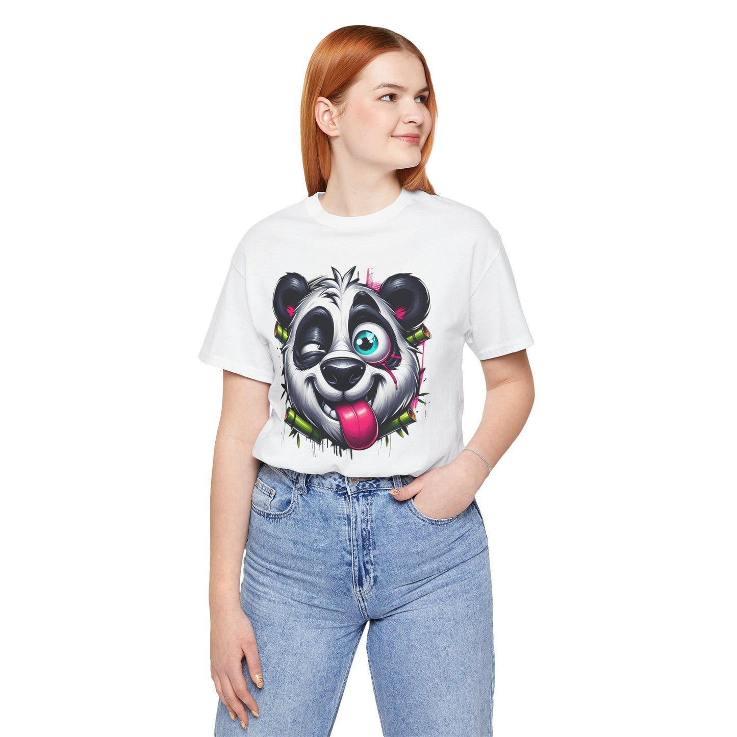DiDi Panda Shirt, Funny Animal T-Shirt, Cartoon Top, Funny Panda Tee Shirt, Animal Tees, Art Design T-Shirt, Graphic Tee