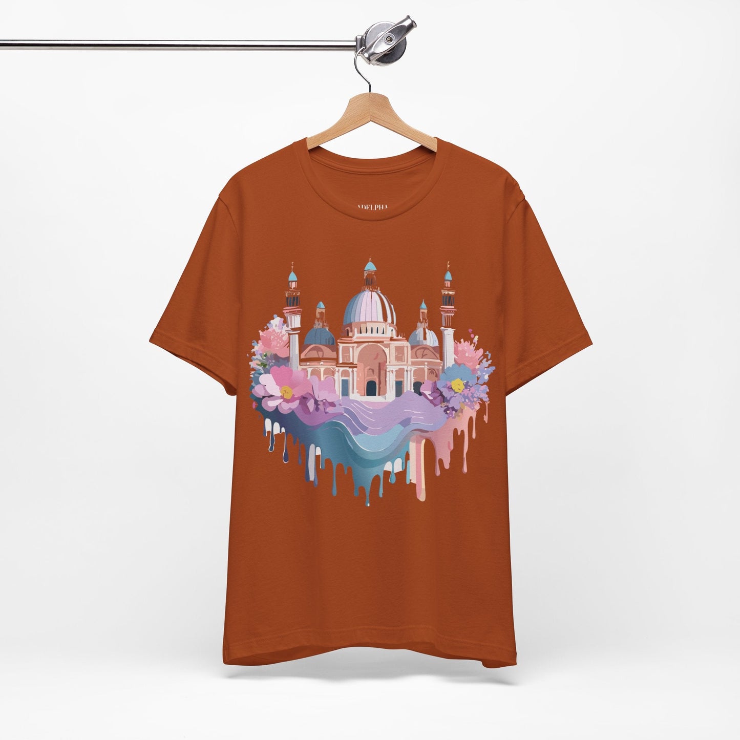 Venice Tourist Shirt Graphic Tee Unisex Jersey Short Sleeve Casual Wear Adelpha Artwork