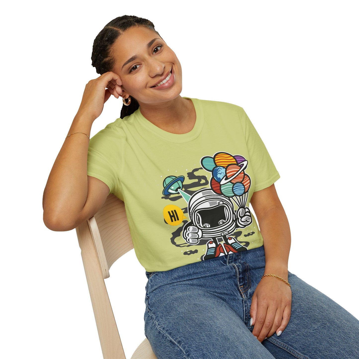 Cartoon T Shirt Animation Tee Funny Graphic Tee Gildan Softstyle 64000 Unisex Comfort