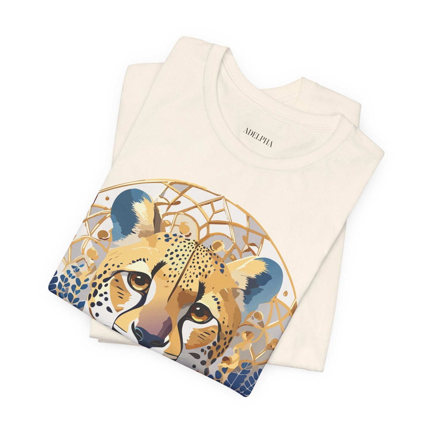 Medallion Graphic Unisex 100 Cotton Vintage Animal Medal Artwork Tee 53