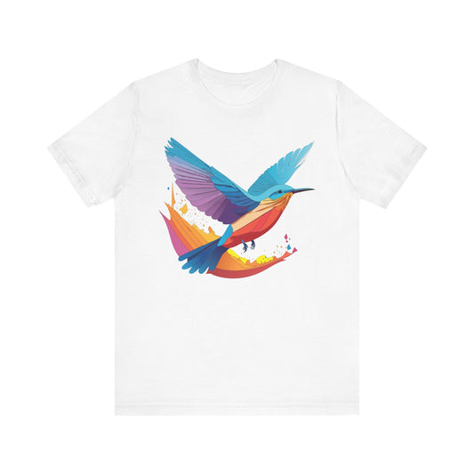 Unisex Animal Shirt Art Design Tee With Wild Animals Print Soft Comfortable Short Sleeve Tee