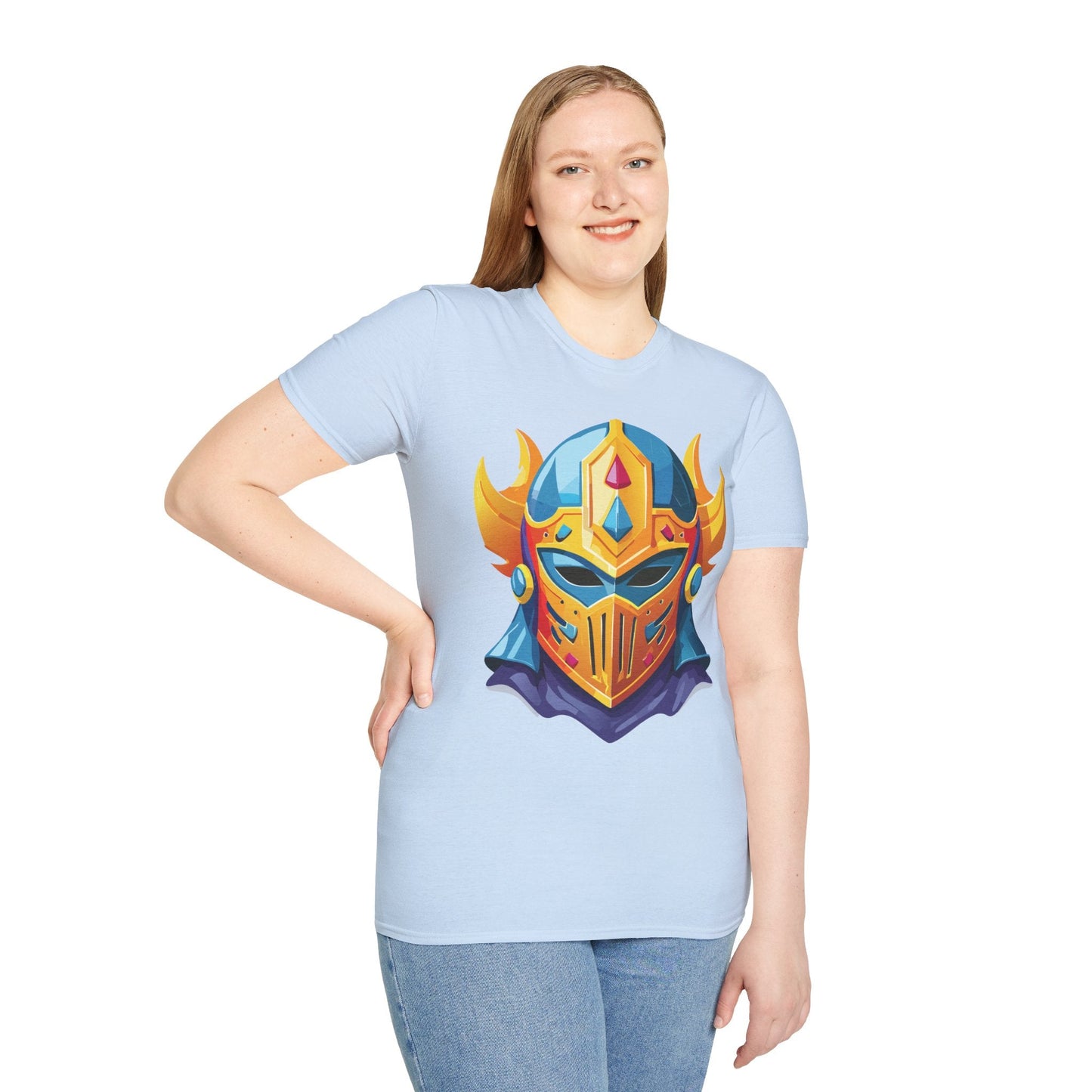 Mask Tee Shirt Unisex Softstyle T Shirt With Mask Design Masquerade Tees For Everyday Comfort