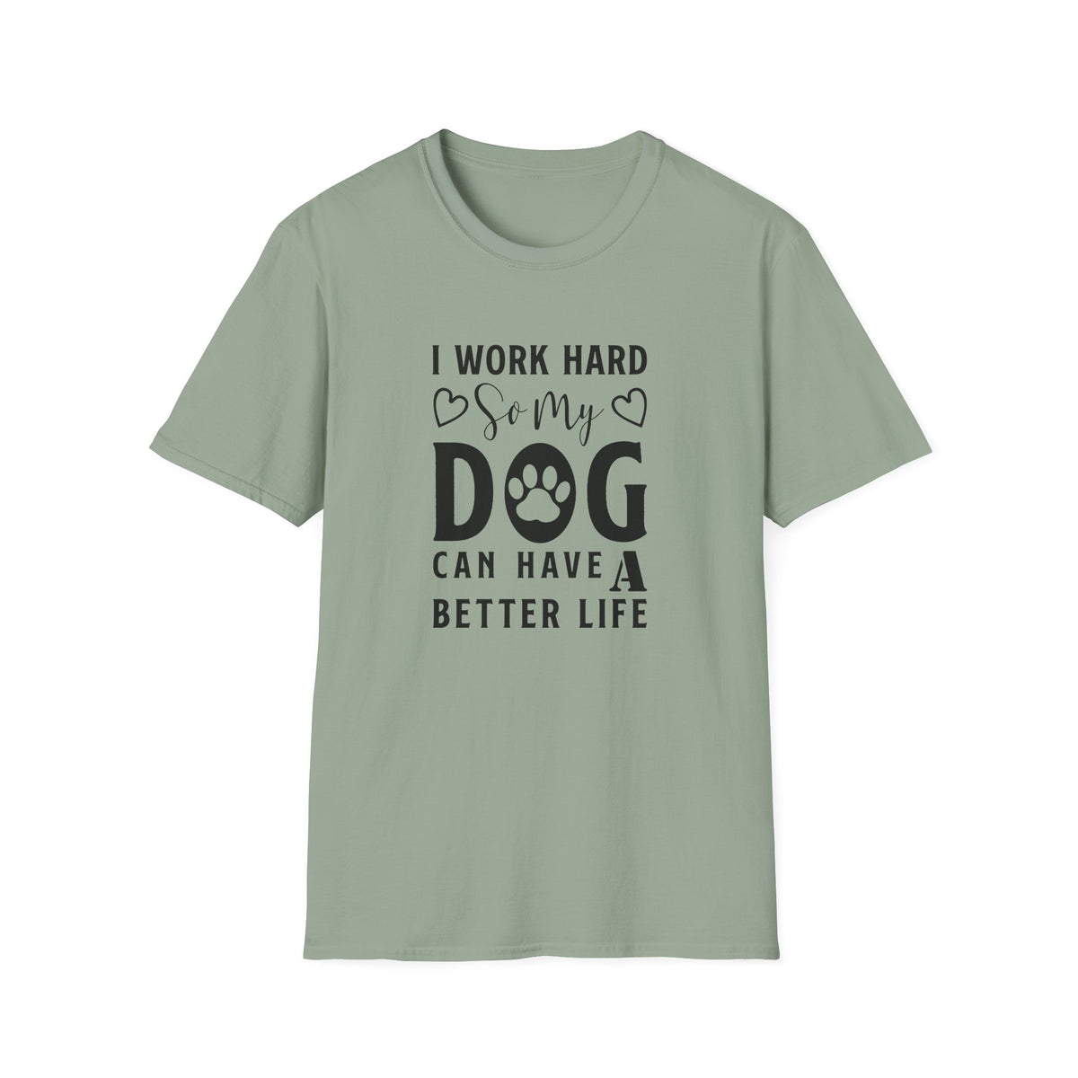 Funny Dog Lover Graphic Unisex Cotton T-Shirt Softstyle