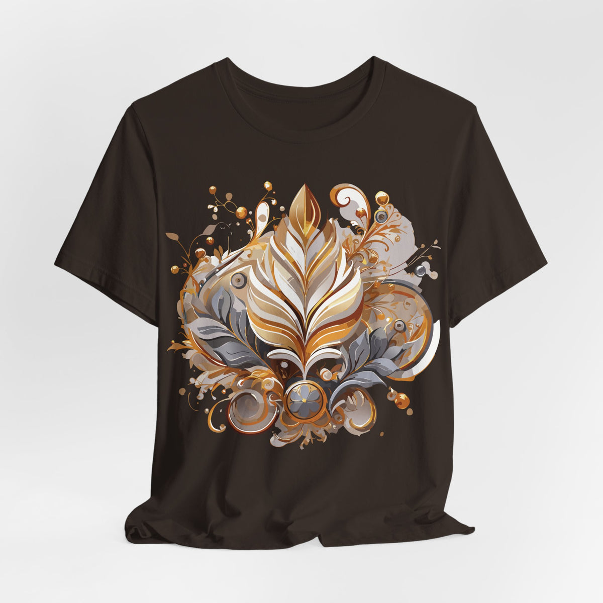 Jewelry Graphic Unisex Cotton Bella+Canvas Tee with Art Design n139