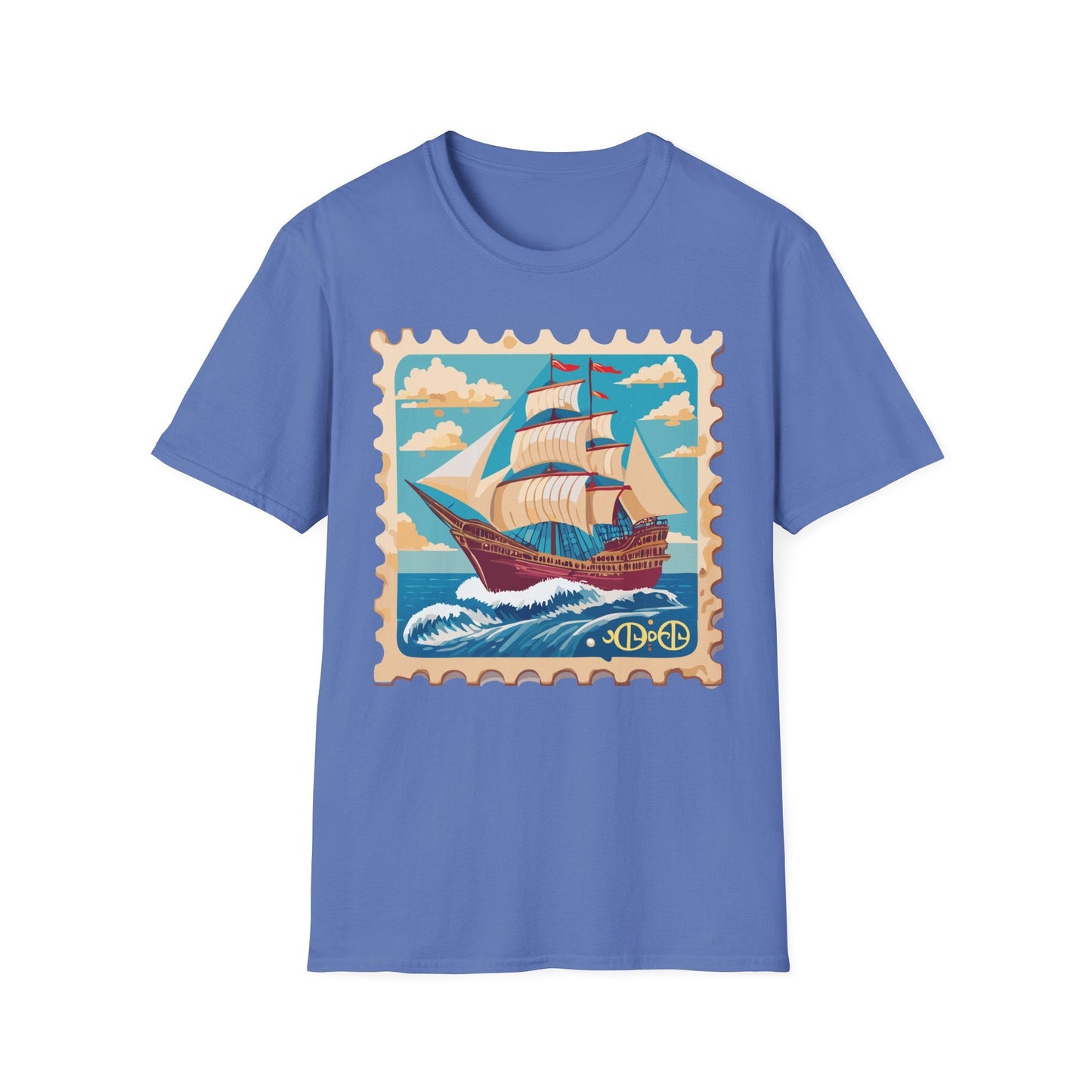 Ship T Shirts Frigate Vessel Tee Unisex Softstyle Gildan 64000 100 Percent Cotton