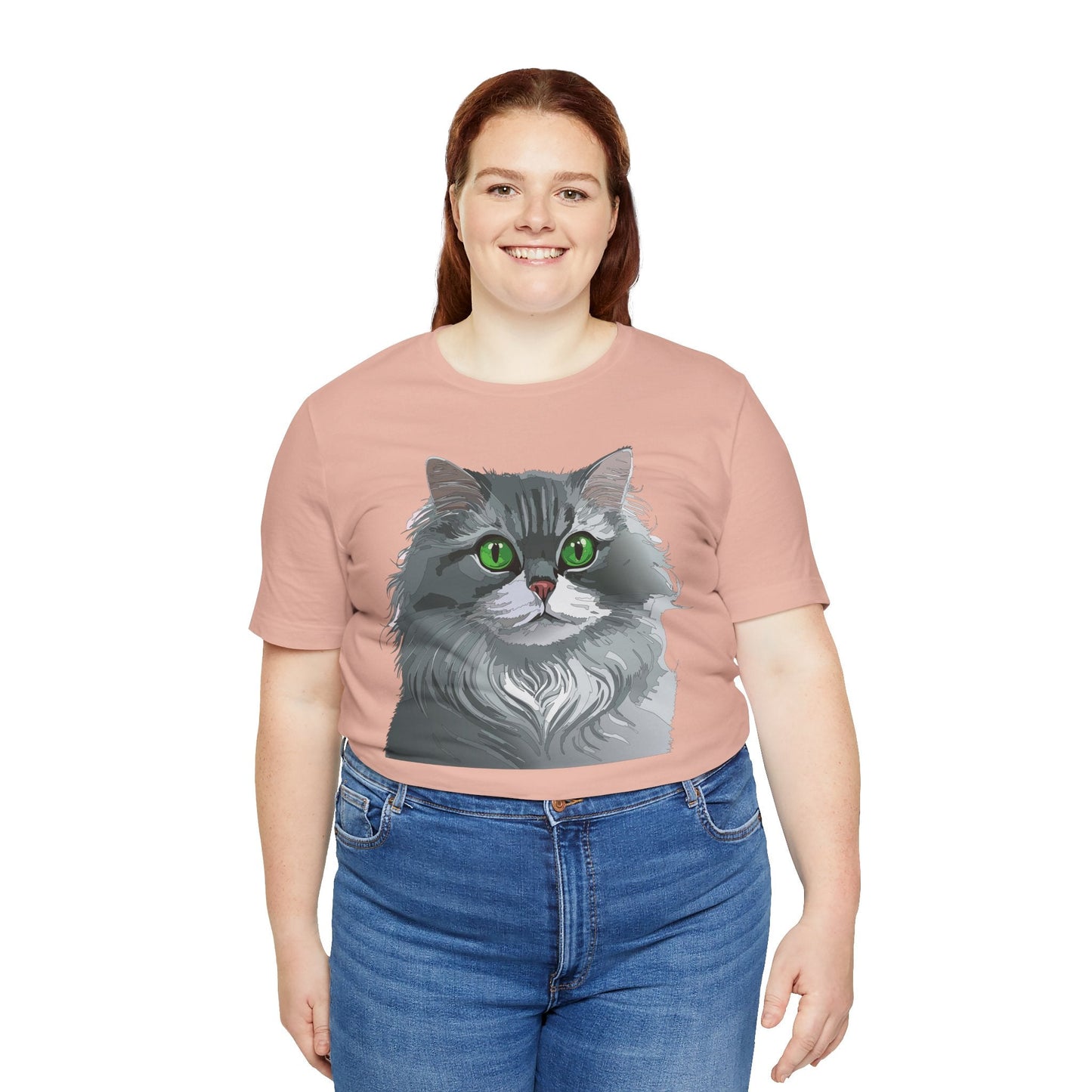 Unisex Animal Shirt With Art Design Animals Tee Short Sleeve Jersey Style Wild Animals Shirt